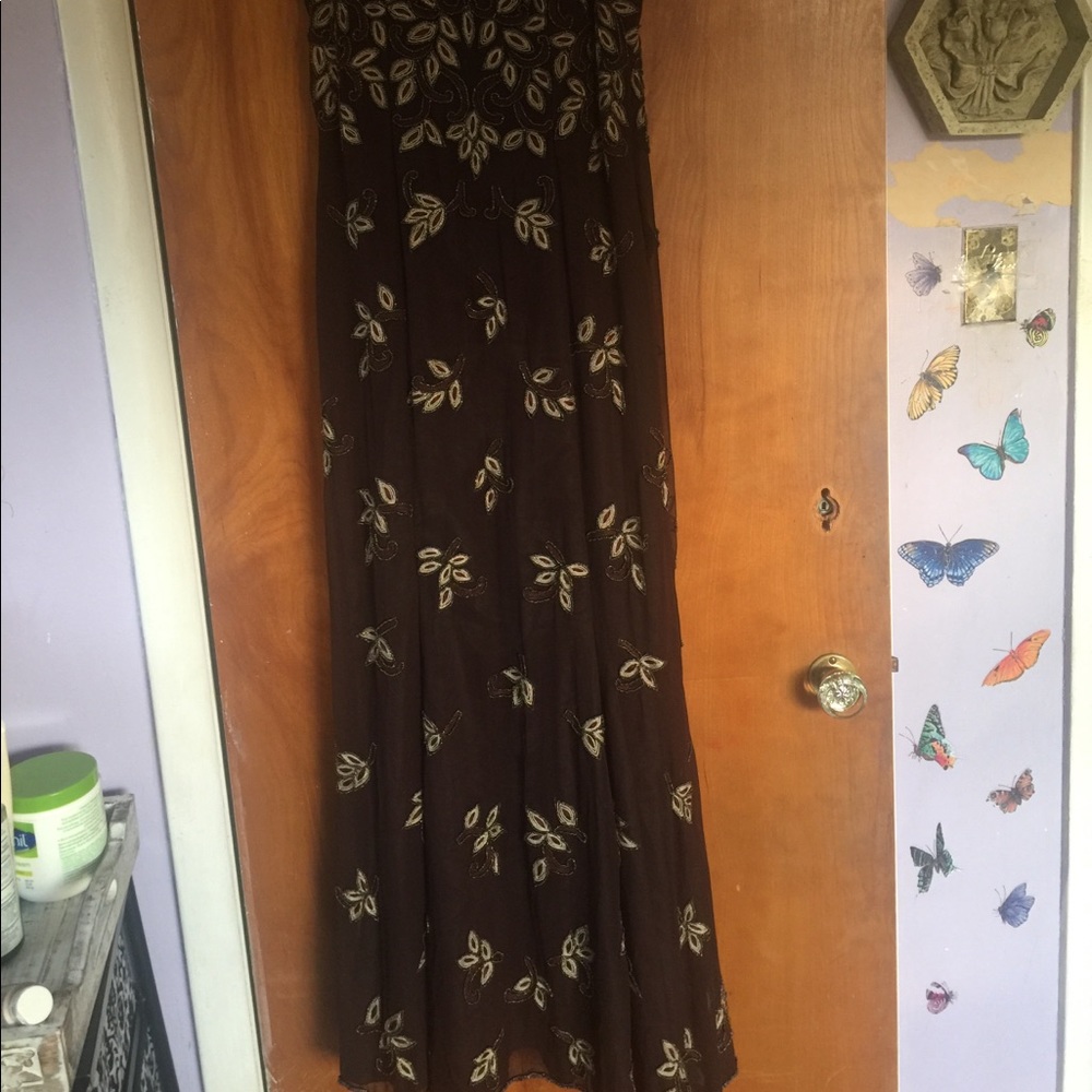 Beaded embellishment dress